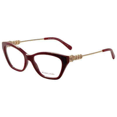 Michael Kors Makena Beach Women's Opticals In Red
