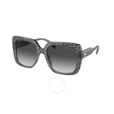 Michael Kors Mallorca Grey Gradient Square Ladies Sunglasses Mk2183u 39588g 55 In Gray