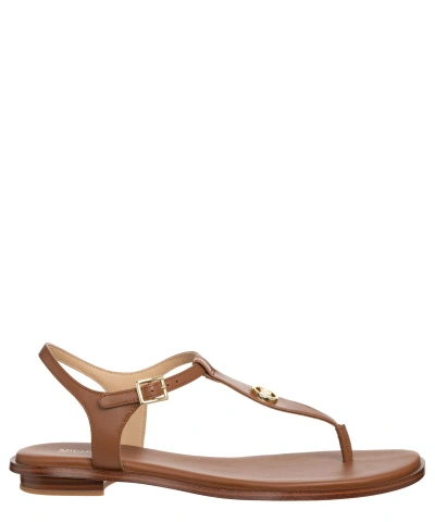 Michael Kors Mallory Sandals In Brown