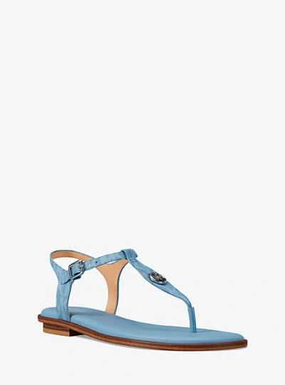 Michael Kors Mallory Signature Logo T-strap Sandal