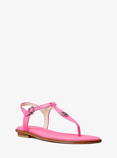 Michael Kors Mallory T-strap Sandal In Pink