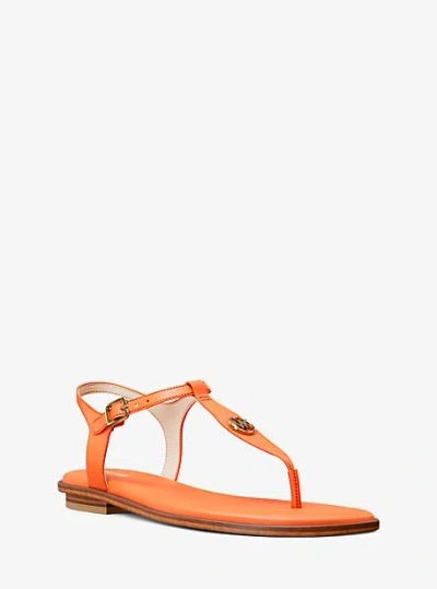 Michael Kors Mallory T-strap Sandal In Red