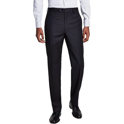 Michael Kors Malone Mens Wool Dress Pants In Black