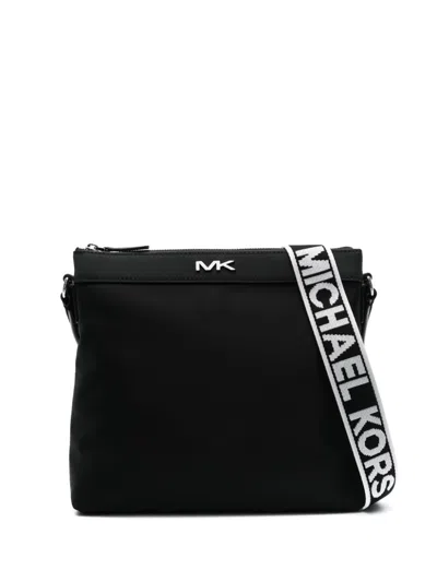 Michael Kors Malone Messenger Bag In Black