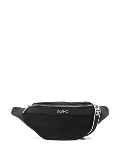 Michael Kors Malone Nylon Belt Bag In Black