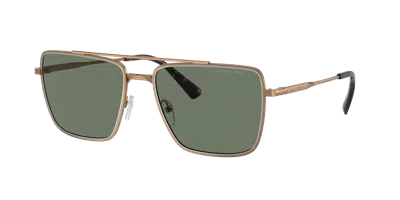 Michael Kors Man Sunglass Mk1154 Blue Ridge In Gold