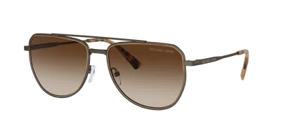 Michael Kors Man Sunglass Mk1155 Whistler In Brown