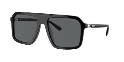 Michael Kors Man Sunglass Mk2218u Murren In Dark Grey Solid