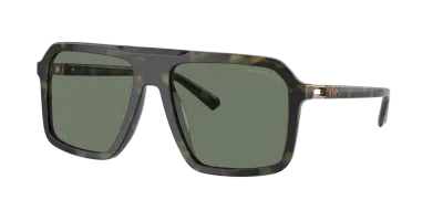 Michael Kors Man Sunglass Mk2218u Murren In Olive Green