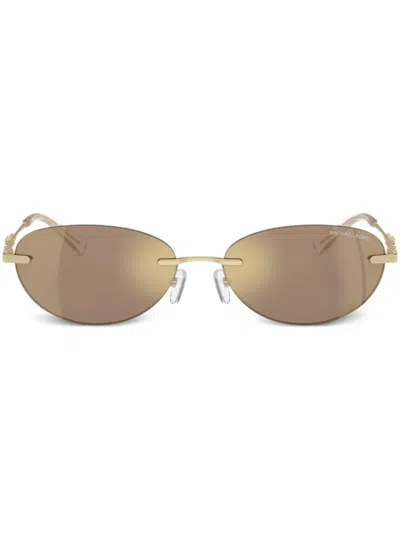 Michael Kors Manchester Sonnenbrille In Gold