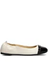 Michael Kors Ballerines En Cuir De Mouton In Neutrals