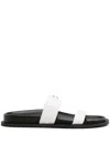 Michael Kors Mandy Leather Sandal In White
