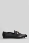 Michael Kors Mandy Loafer Loafers In Black Leather In Black