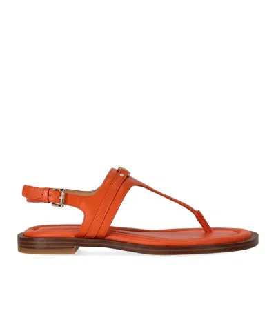 Michael Kors Mandy Orange Thong Sandal