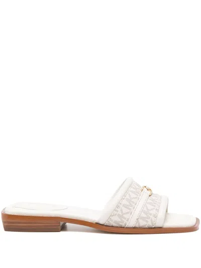 Michael Kors Mandy Sandals In 白色