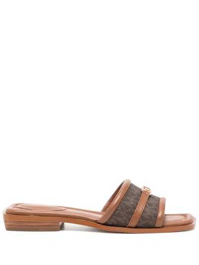 Michael Kors Mandy Sandals In Brown
