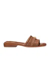 Michael Kors Mandy Slippers In Brown