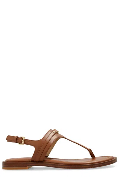 Michael Kors Michael  Women's Mandy Thong Sandals In Brown