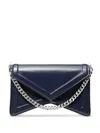 Michael Kors Manhatta Shoulder Bag In Blue