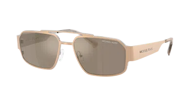 Michael Kors Mann Sunglass Mk1182 Cape Town In Gold