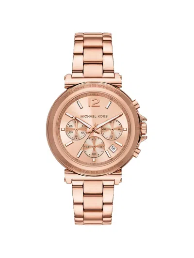 Michael Kors Oversized Maren Rose Gold-tone Watch