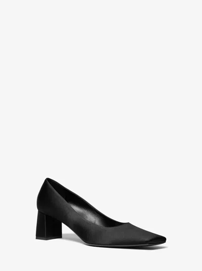 Michael Kors Maria Satin Pump In Black