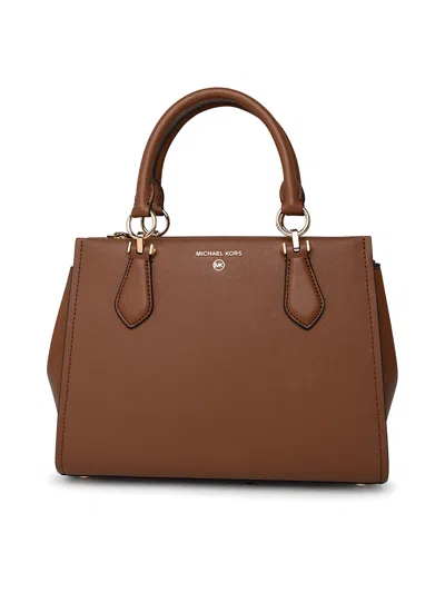 Michael Kors Marilyn Bag In Brown Leather In Marrón