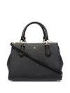 Michael Kors Medium Saffiano Leather Tote Bag In Black