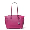 Michael Kors Marilyn Medium Saffiano Leather Tote Bag In Red