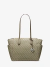 Michael Kors Marilyn Medium Signature Logo Tote Bag In Green