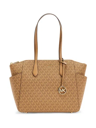 Michael Kors Marilyn Tote Bag In Brown