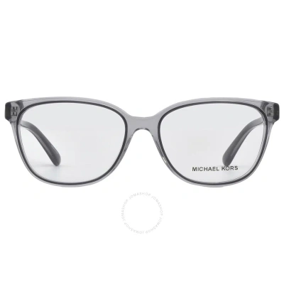 Michael Kors Martinique Demo Oval Ladies Eyeglasses Mk4090 3106 54 In Gray