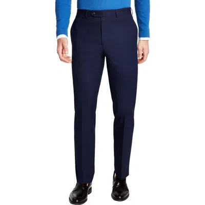 Michael Kors Marvin Mens Recycled Polyester Dress Pants In Blue