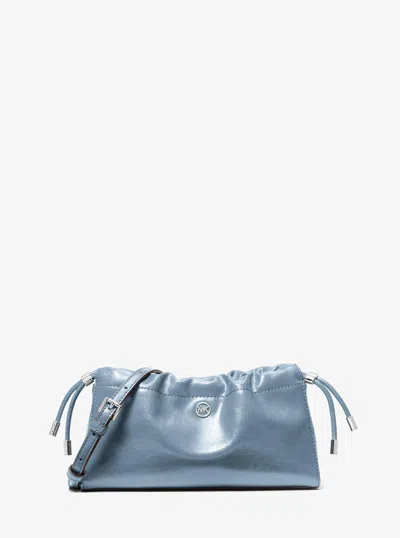Michael Kors Matilda Small Cinched Crossbody Bag In Blue