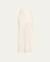 Michael Kors Maxi Pull-on Bias Skirt In Cappuccino
