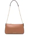 Michael Kors Md Chain Pouchette In Brown