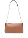 Michael Kors Md Chain Pouchette In Brown