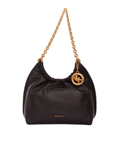 Michael Kors Md Cinch Pouchette In Black