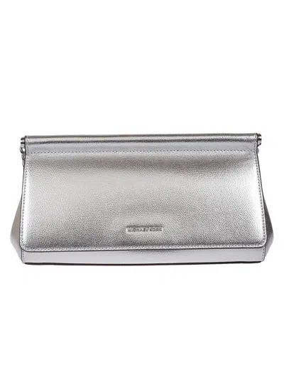 Michael Kors Md Ew Clutch In Gray