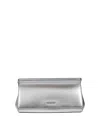 Michael Kors Md Ew Clutch In Silver