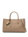 Michael Kors Md Ew Satchel In Multi