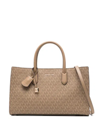 Michael Kors Md Ew Satchel In Multi