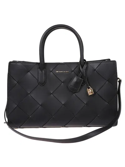 Michael Kors Md Ew Statchel In Black