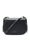 Michael Kors Md Flap Messenger In Black