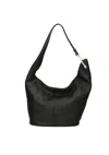 Michael Kors Md Hobo Shldr Woman  30f4g2yl6l-001 Black In Black