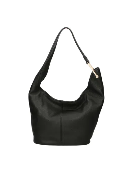 Michael Kors Md Hobo Shldr Woman  30f4g2yl6l-001 Black