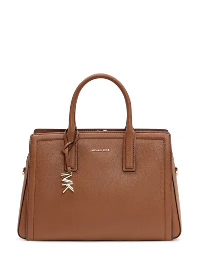 Michael Kors Md Satchel In Brown