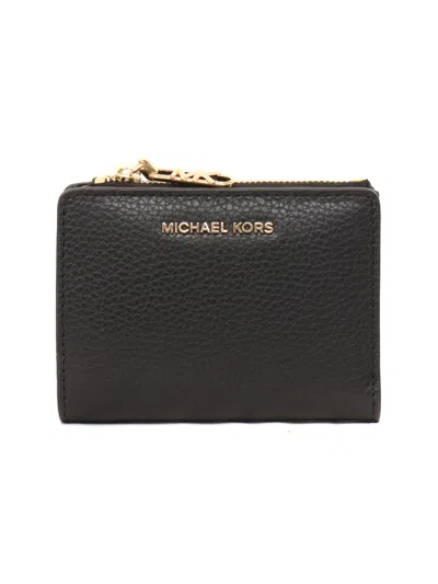 Michael Kors Md Snap Coin Billfold In Black