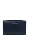 Michael Kors Bryant Medium Pebbled Leather Wallet In Purple