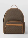 Michael Kors Printed Design Leather Backpack